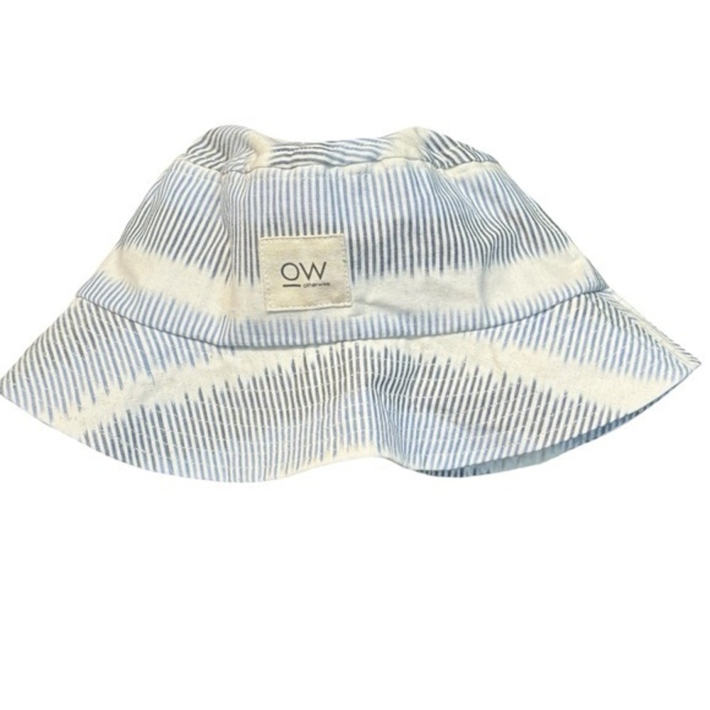 Otherwise NWT Bucket‎ Hat Blue White Y2K Retro Summer - Picture 3 of 8